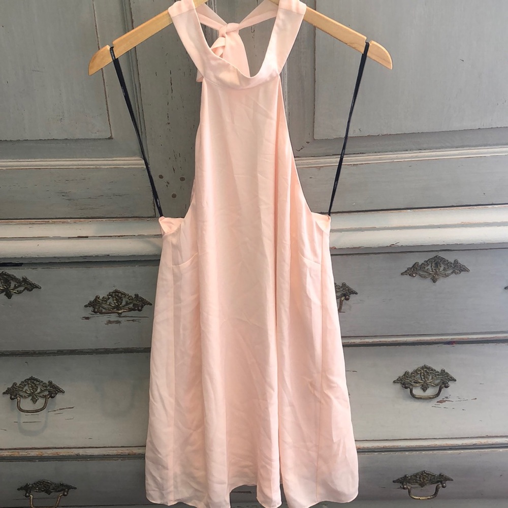 HALTER OPEN BACK DRESS